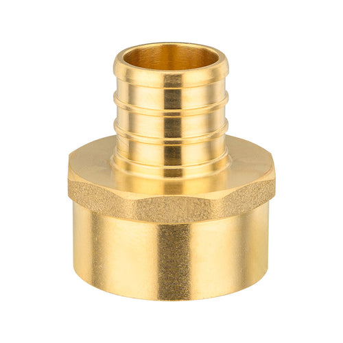 30 Pcs PEX-B Crimp 3/4" PEX x 1" Female Threaded Adapter (Lead Free)