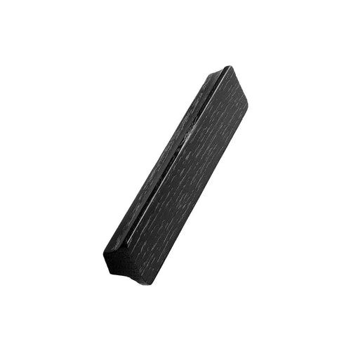 Black Stained Wood "Ante" Drawer Pulls Euro • Knobs