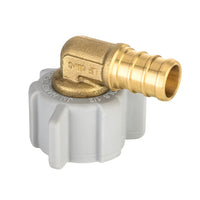 PEX-B Crimp 1/2" PEX X 1/2" Female NPT Swivel Elbow (Lead Free)