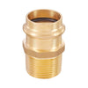 30 Pcs 3/4" Press x 3/4" Male Brass Adapter (Lead Free) Plumbingsell
