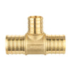 PEX-B Crimp 1" PEX x 1" PEX x 3/4" PEX Reducing Tee (Lead Free) Plumbingsell
