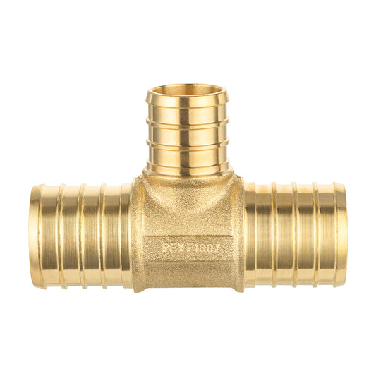 PEX-B Crimp 1" PEX x 1" PEX x 3/4" PEX Reducing Tee (Lead Free)