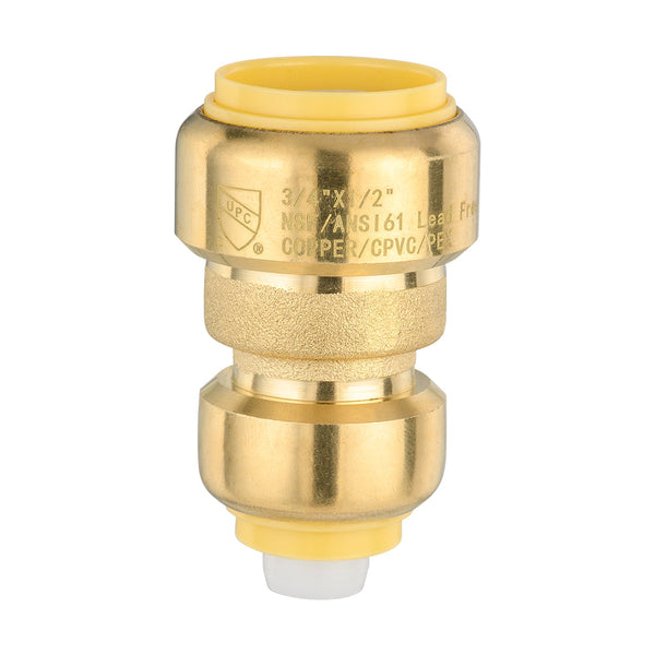 3/4" x 1/2" Push Fit Coupling