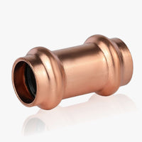 30 Pcs 1/2" Press Copper Coupling NO Stop (Lead Free)
