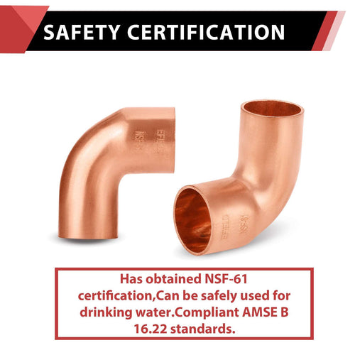 1" FTG x Copper 90° Street Elbow Plumbingsell