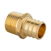 PEX-B Crimp 3/4" PEX x 1/2" Male Threaded Adapter (Lead Free) Plumbingsell
