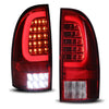 Winjet 2005-2015 Toyota Tacoma LED Sequential Tail Light w/Yellow Turn Signal - Chrome / Red OffRoadUSA.com