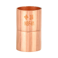 3/4" Copper Coupling With Rolled Stop Plumbingsell
