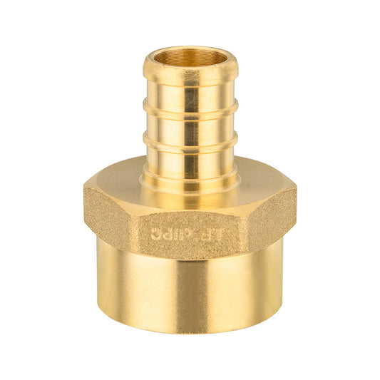 PEX-B Crimp 1/2" PEX x 1/2" Female Threaded Adapter (Lead Free)