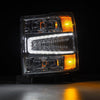 AlphaRex 14-15 Chevrolet Silverado NOVA-Series LED Projector Headlights Chrome OffRoadUSA.com