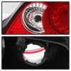 Spyder Acura RSX 02-04 LED Tail Lights Red Clear ALT-YD-ARSX02-LED-RC OffRoadUSA.com