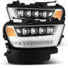 AlphaRex 19-24 Ram 1500 NOVA-Series LED Projector Headlights Chrome OffRoadUSA.com