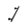 Dark Rubbed Bronze "Villa" Cabinet Knobs and Pulls | Fluted Cabinet Hardware Euro • Knobs