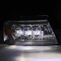 AlphaRex 04-08 Ford F150 / 06-08 Lincoln Mark LT NOVA-Series LED Projector Headlights Chrome OffRoadUSA.com