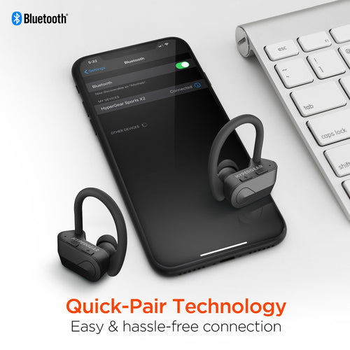 HyperGear Sport X2 True Wireless Earbuds with 4 Hours of Playtime per Charge Jupiter Gear