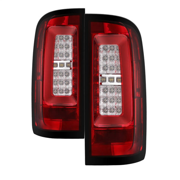 Spyder Chevy Colorado 2015-2017 Light Bar LED Tail Lights - Red Clear ALT-YD-CCO15-LED-RC OffRoadUSA.com