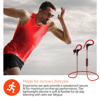 HyperGear Marathon Sport Wireless Bluetooth Earphones (MARPHONES-PRNT) Jupiter Gear