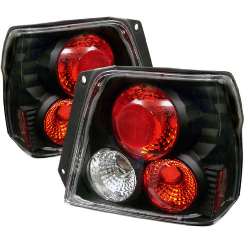 Spyder Toyota Tercel 95-98 Euro Style Tail Lights Black ALT-YD-TTER95-BK OffRoadUSA.com