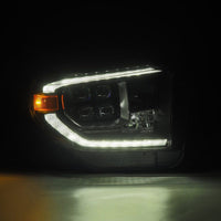 AlphaRex 14-21 Toyota Tundra MK II NOVA-Series LED Projector Headlights Alpha-Black OffRoadUSA.com