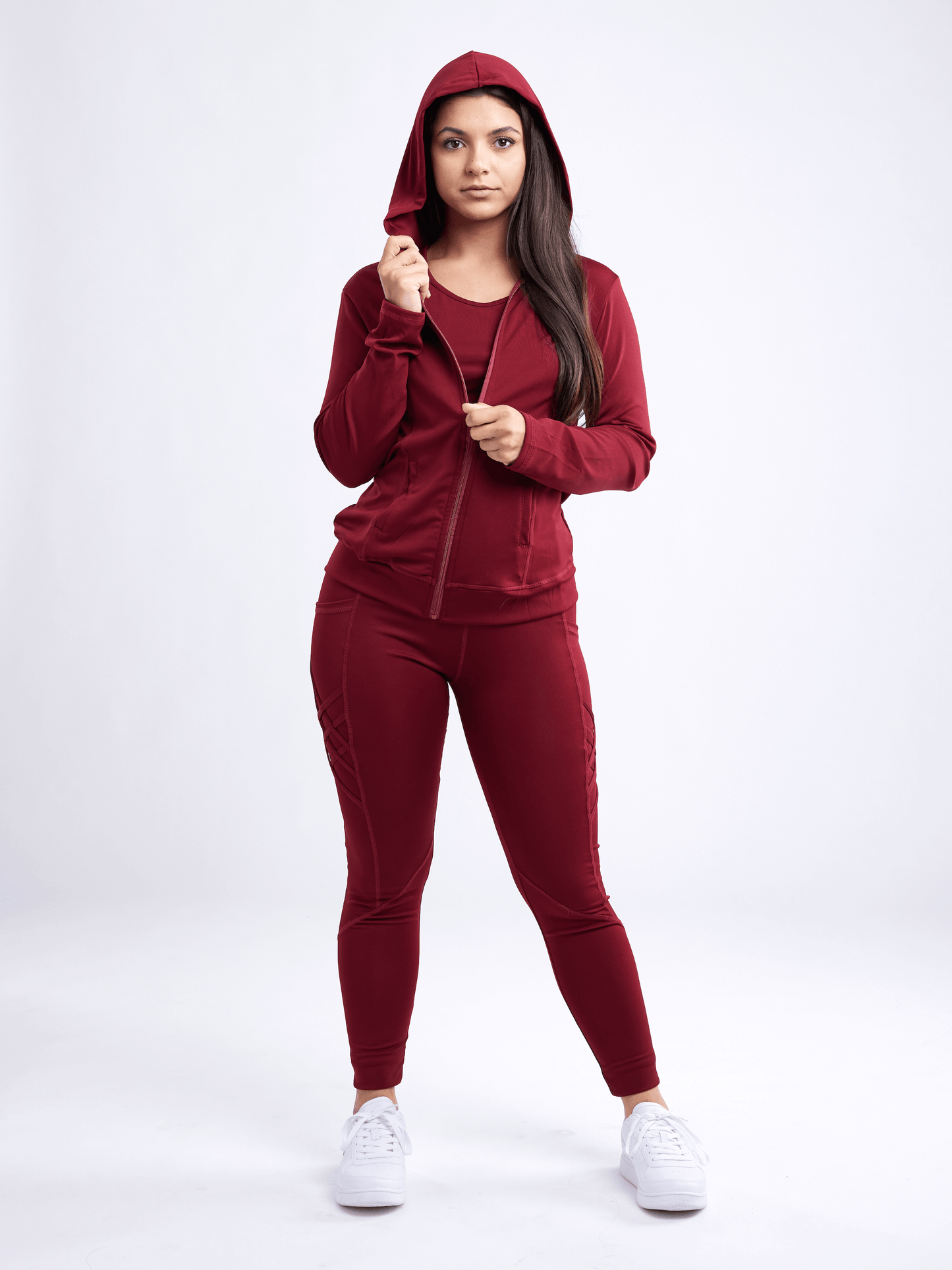 JupiterGear High-Waisted Criss-Cross Training Leggings with Hip Pockets Jupiter Gear