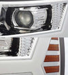 AlphaRex 07-13 Chevrolet Silverado LUXX-Series LED Projector Headlights Chrome OffRoadUSA.com