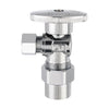 1/2" CPVC x 3/8" OD Compr. Angle Stop Valve, 1/4 Turn (Lead Free)