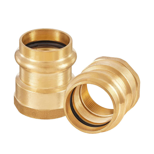 3/4" Press x 3/4" Female Brass Adapter (Lead Free)