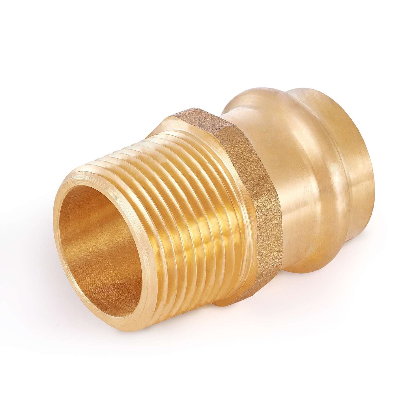 1/2" Press x 1/2" Male Brass Adapter (Lead Free)