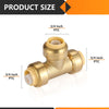 3/4" Push Fit Tee Plumbingsell