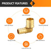 PEX-B Crimp Elbow 3/4" PEX x 1/2" PEX (Lead Free) Plumbingsell