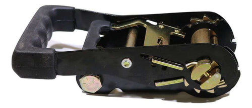 2" Heavy Duty Strap Ratchet w/ Rubber Ergonomic Grip and Pull - 4,400 lb. WLL | 2HDSWR RatchetStrap.Com