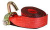 2" x 10 Ft Wheel Strap w/ Rubber Cleats & Swivel J Hook RatchetStrap.Com