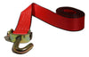 2" x 10 Ft Wheel Strap w/ Rubber Cleats & Swivel J Hook RatchetStrap.Com