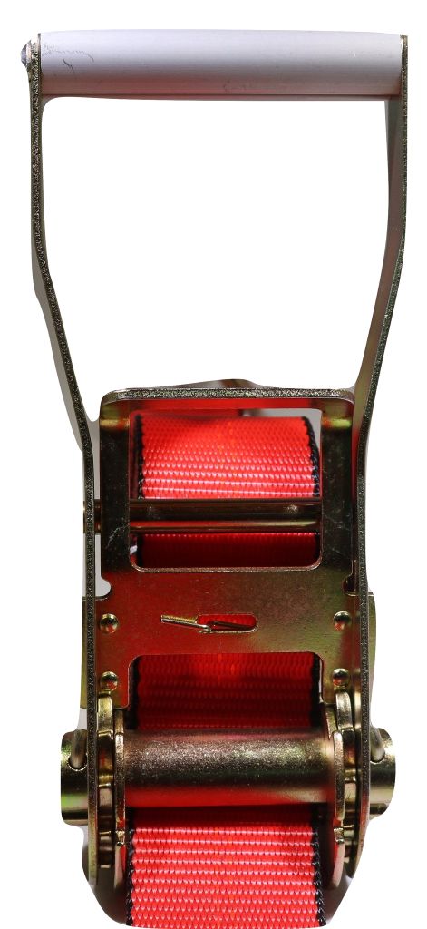 2" x 11 Ft 3-Point Ratchet Strap w/Wire Hooks For Auto Hauling | RED RatchetStrap.Com