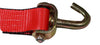2" x 11 Ft 3-Point Ratchet Wheel Strap w/ Swivel J Hooks & Swivel J Idler Hook | RED RatchetStrap.Com