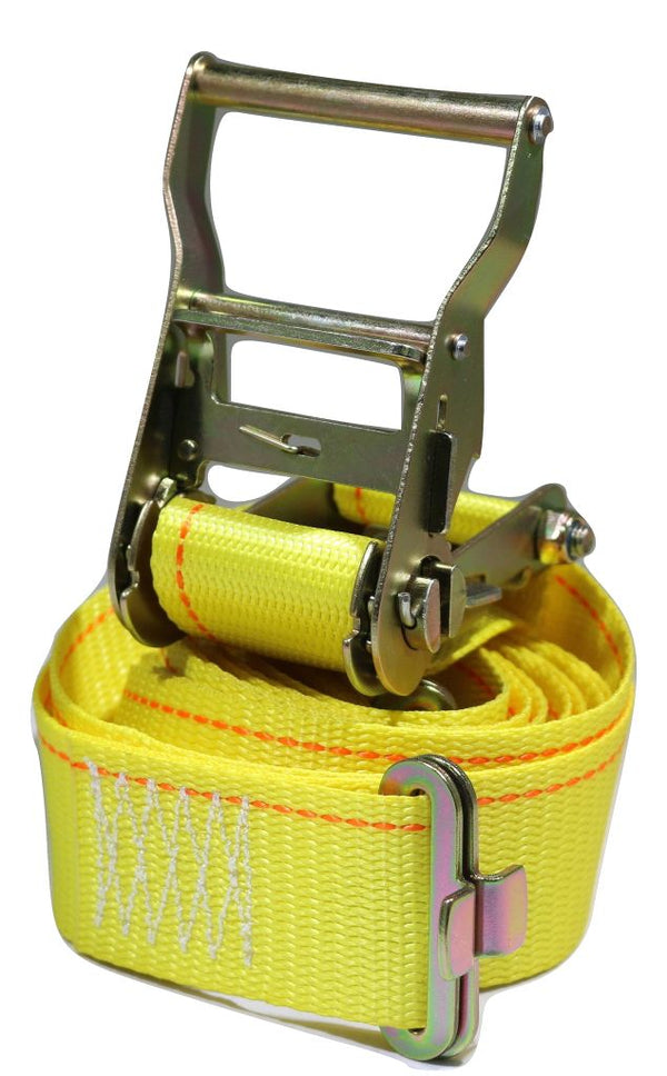 2" x 12 Ft Ratchet Strap with Butterfly Fittings for F-Track | R12BF RatchetStrap.Com