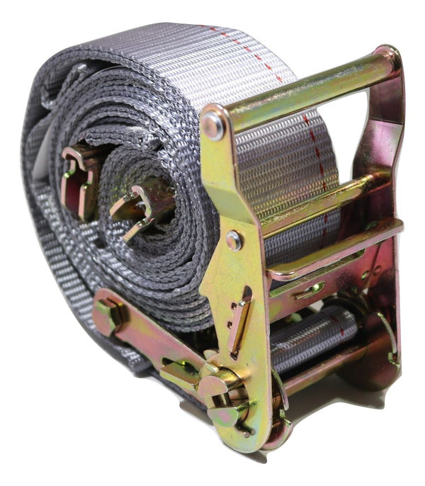2" x 16 Ft Interior Van Ratchet E-Track Strap w/ Spring E Fittings | R16E RatchetStrap.Com