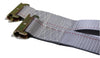 2" x 16 Ft Interior Van Ratchet E-Track Strap w/ Spring E Fittings 1 Ft Fixed End | R16E-1D RatchetStrap.Com