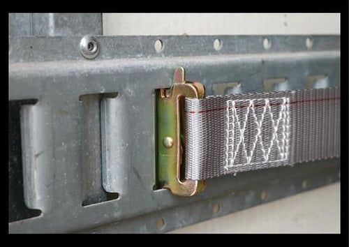 2" x 20 Ft Van Ratchet Strap E-Track w/ Spring E | 100 PACK RatchetStrap.Com
