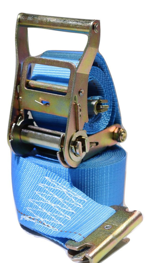 2" x 20 Ft Van Ratchet Strap E-Track w/ Spring E | 100 PACK RatchetStrap.Com