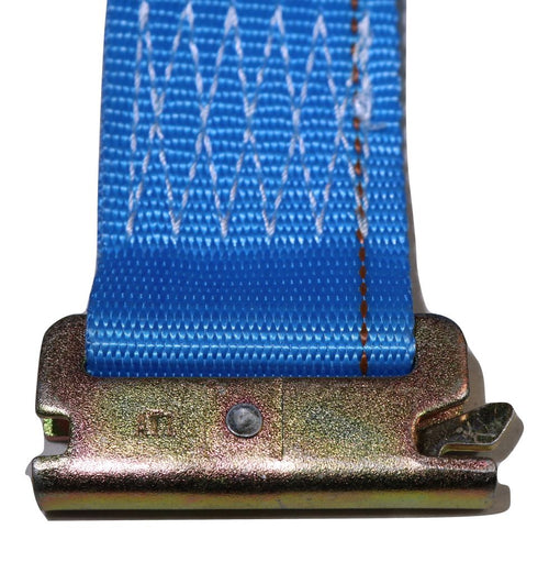 2 in x 20 Ft Van Ratchet Strap Logistic E-Track w/ Spring E 8 PACK | R20E RatchetStrap.Com