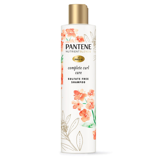 Pantene Sulfate Free Curly Hair Shampoo; Anti Frizz; with Jojoba Oil; Color Safe; 9.6 oz EasyOptionXY LLC