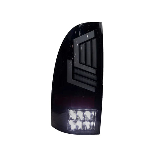 Winjet Toyota Tacoma 2005-15 Sequential Tail Lights - Glossy Black Clear OffRoadUSA.com