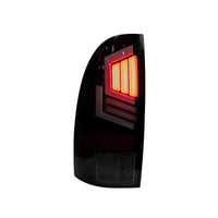 Winjet Toyota Tacoma 2005-15 Sequential Tail Lights - Glossy Black Clear OffRoadUSA.com