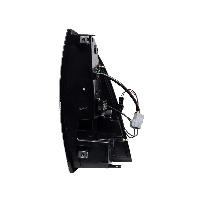 Winjet Toyota Tacoma 2005-15 Sequential Tail Lights - Glossy Black Clear