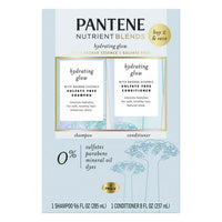Pantene Hydrating Glow with Baobab Essence Sulfate-free Shampoo; 9.6 fl oz and Conditioner; 8 fl oz EasyOptionXY LLC