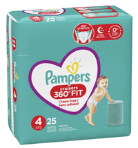 Pampers Cruisers 360 Fit Active Comfort Diapers, Size 4, 25 Ct EasyOptionXY LLC