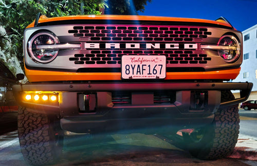 2021+ Ford Bronco Modular Bumper Dual Function Fog Light Kit M&R Automotive