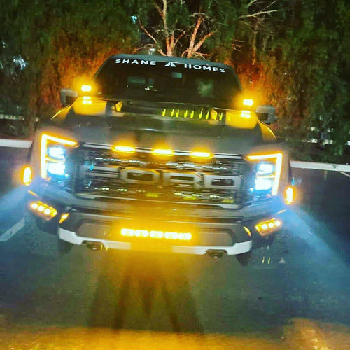 2021-2023 Ford Raptor Gen 3 Hood Mount/Ditch Lights/Pillars M&R Automotive