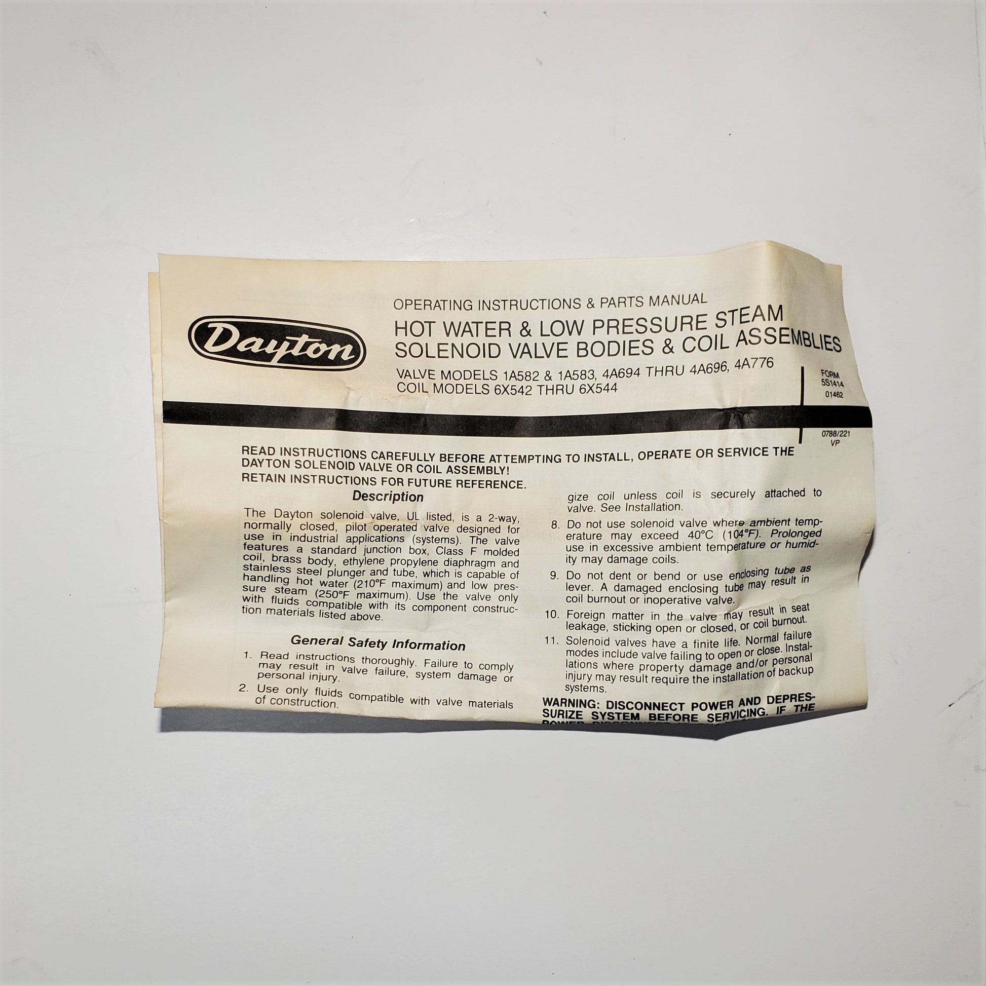 Low Price for All Dayton 4A695 Low Pressure Steam Solenoid Valve Body